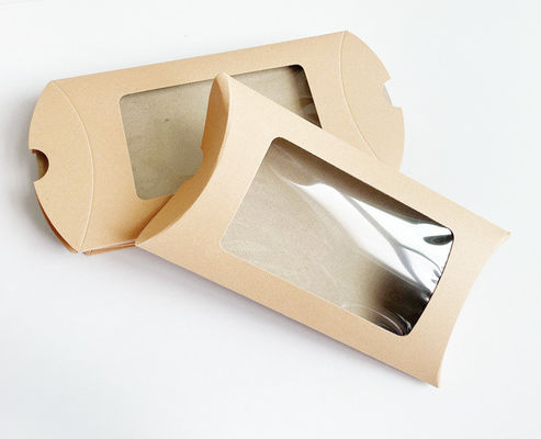 Gepersonaliseerd logo drukken Kraft kussen cadeaubon voor snoep snack juwelen accessoires