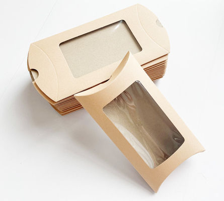 Gepersonaliseerd logo drukken Kraft kussen cadeaubon voor snoep snack juwelen accessoires