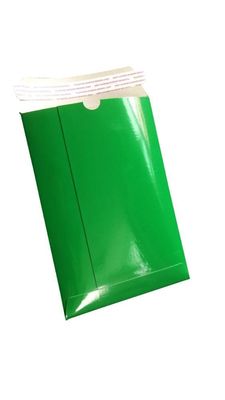 Biologisch afbreekbare zak van wit bekleed karton met op maat gedrukt