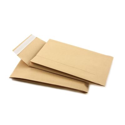 120 gram Kraftpapier Pocket Style Gusset Envelope voor express verpakken