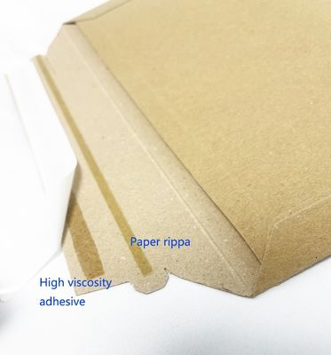 Gemakkelijke en duurzame bezorgpakketten Recycled Kraft Expandable Rigid Mailer for Books