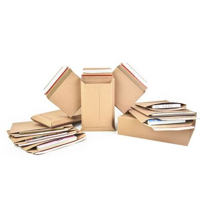 Bruine E-fluit golfkarton 3 laag mailer voor levering verpakking mailingbox