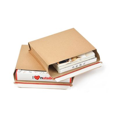 Bruine E-fluit golfkarton 3 laag mailer voor levering verpakking mailingbox