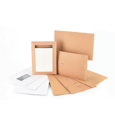 Kraftsnoer en wasmachine sluiting enveloppen voor vertrouwelijke correspondentie