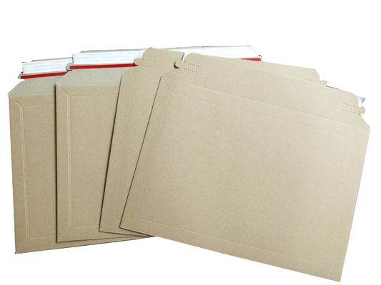 Gerecycled kraftpapier bufferbord gewatteerde envelop voor fotolijst leveringsverpakking