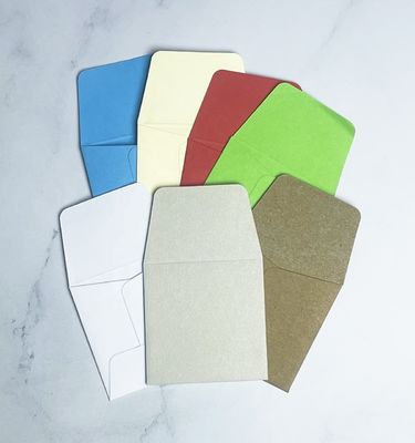 Kleine vierkant munt enveloppen Kleurpapier geld enveloppen voor munt en zaad 2 x 2 inch