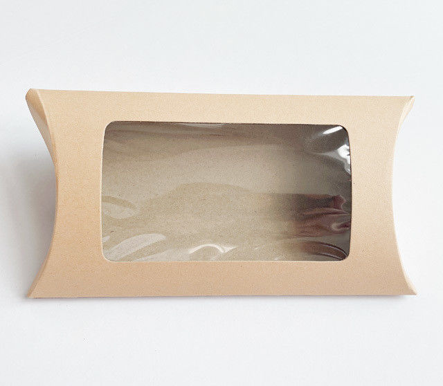 Gepersonaliseerd logo drukken Kraft kussen cadeaubon voor snoep snack juwelen accessoires